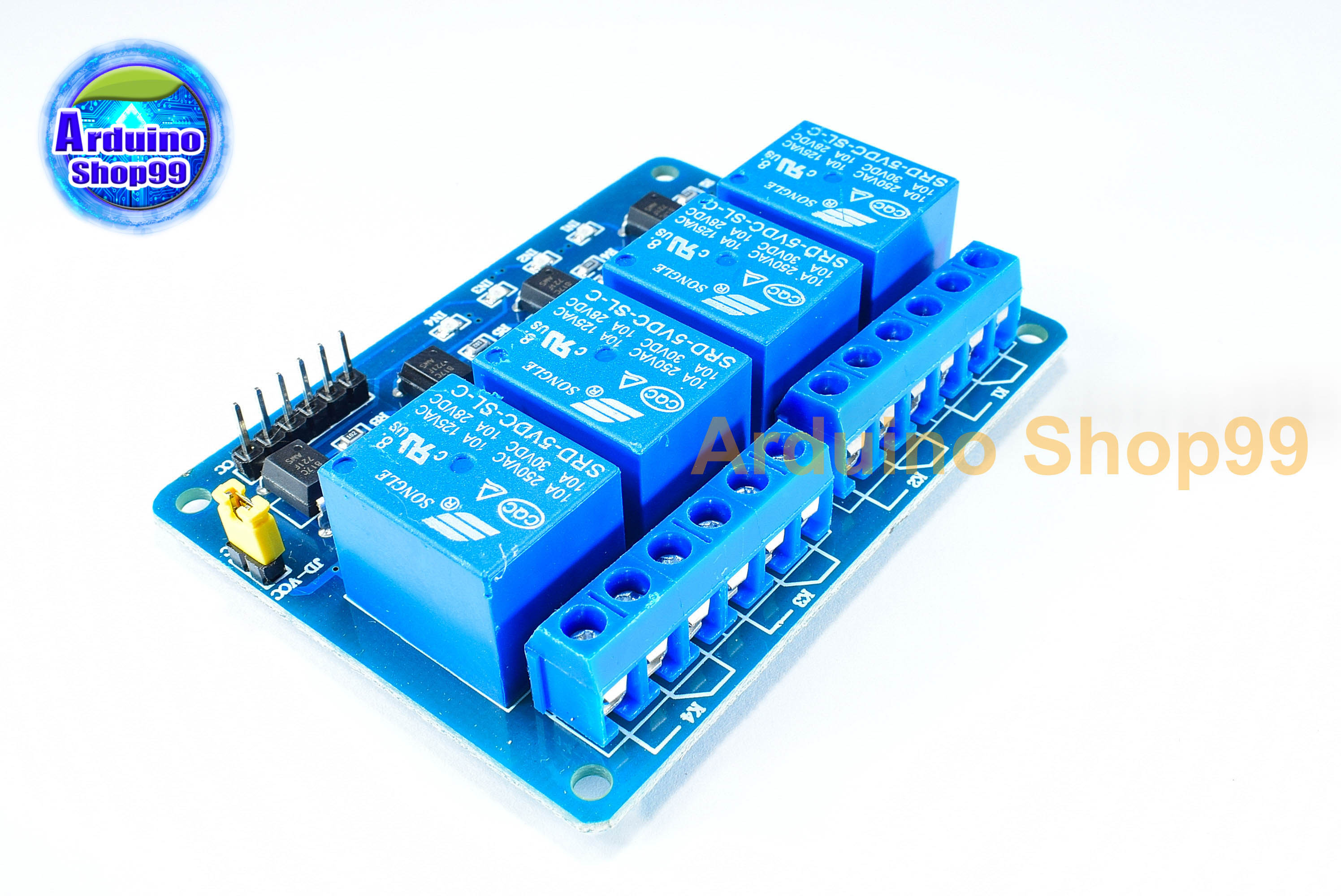 Relay 5V 4 channel 10A