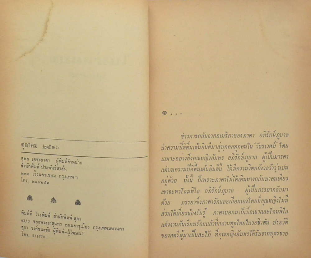 ในม่านเมฆ (2 เล่มจบ)