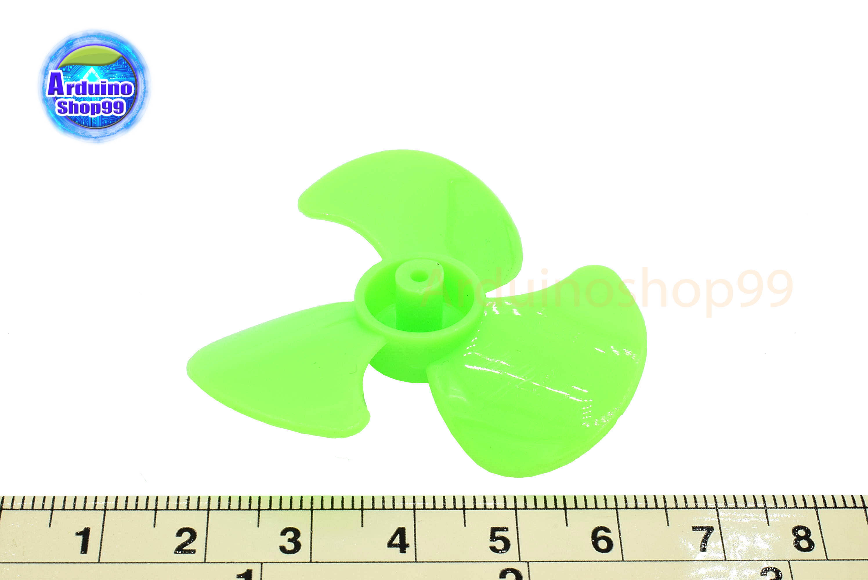 ใบพัดมอเตอร์ขนาดเล็ก 50 mm สีเขียว