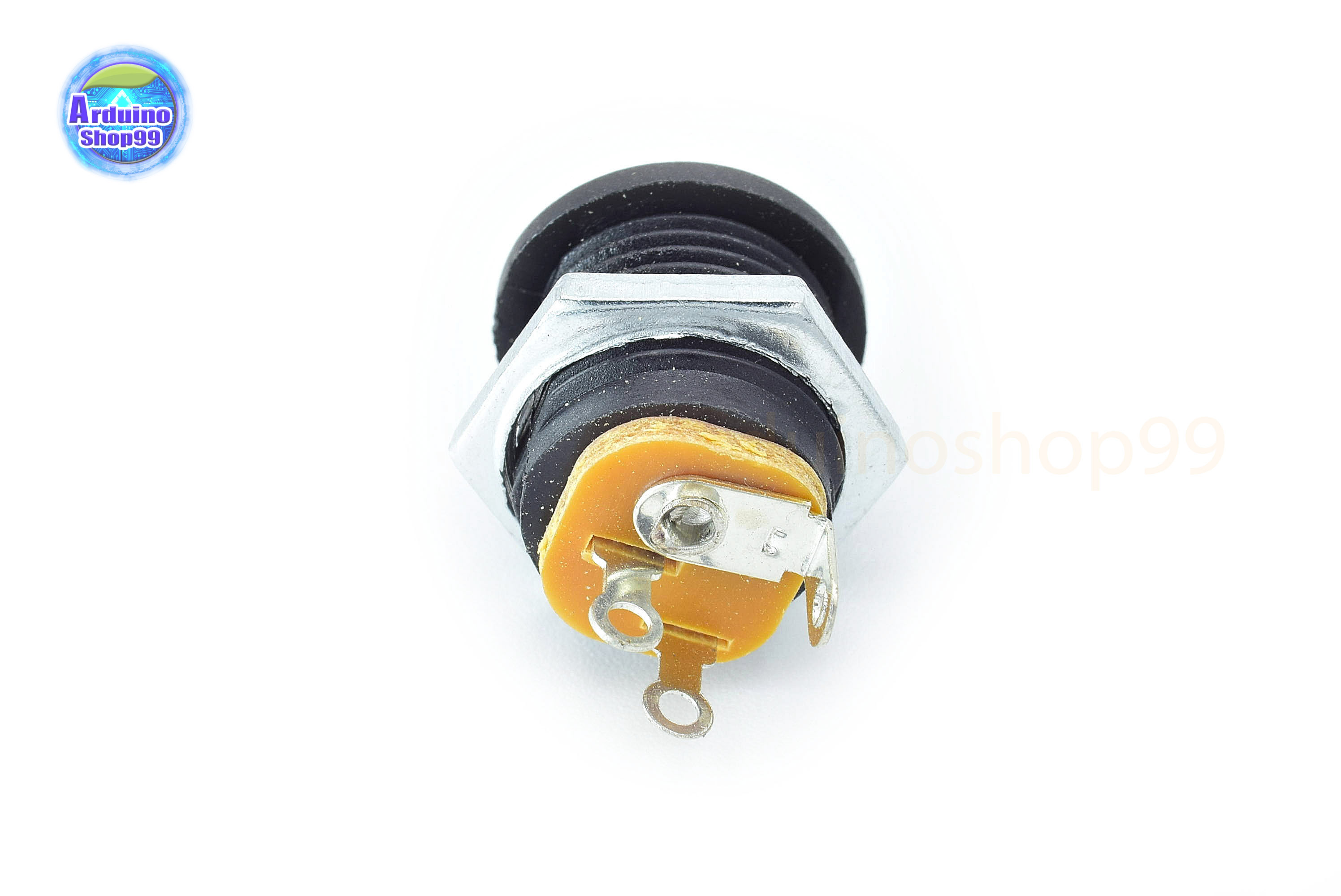 DC-022 5.5-2.1mm Round Hole Screw Nut DC Power Socket