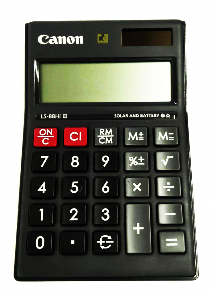 เครื่องคำนวณเลข Canon รุ่น LS-88Hi III จำนวน 8 หลัก