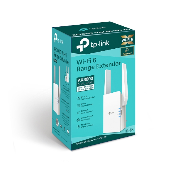 RE705X AX3000 Mesh WiFi 6 Range Extender