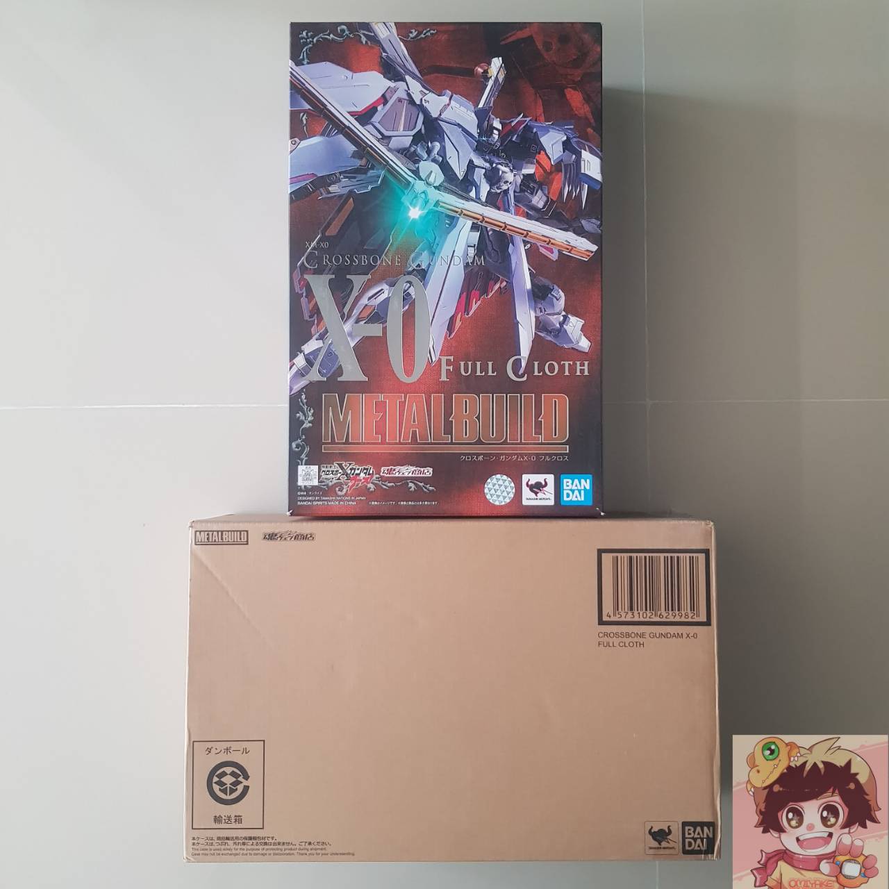 METAL BUILD - Mobile Suit Crossbone Gundam:Ghost - Crossbone Gundam X-0 Full Cloth กันดั้ม ครอสโบน กันดั้ม ฟูลคลอธ[ฺBANDAI][LOT JP] ของใหม่มือ 1 มีกล่องน้ำตาลกล่องไม่สวยครับ อุปกรณ์เยอะมากๆครับ !! Limitedลอตญี่ปุ่นครับ !!