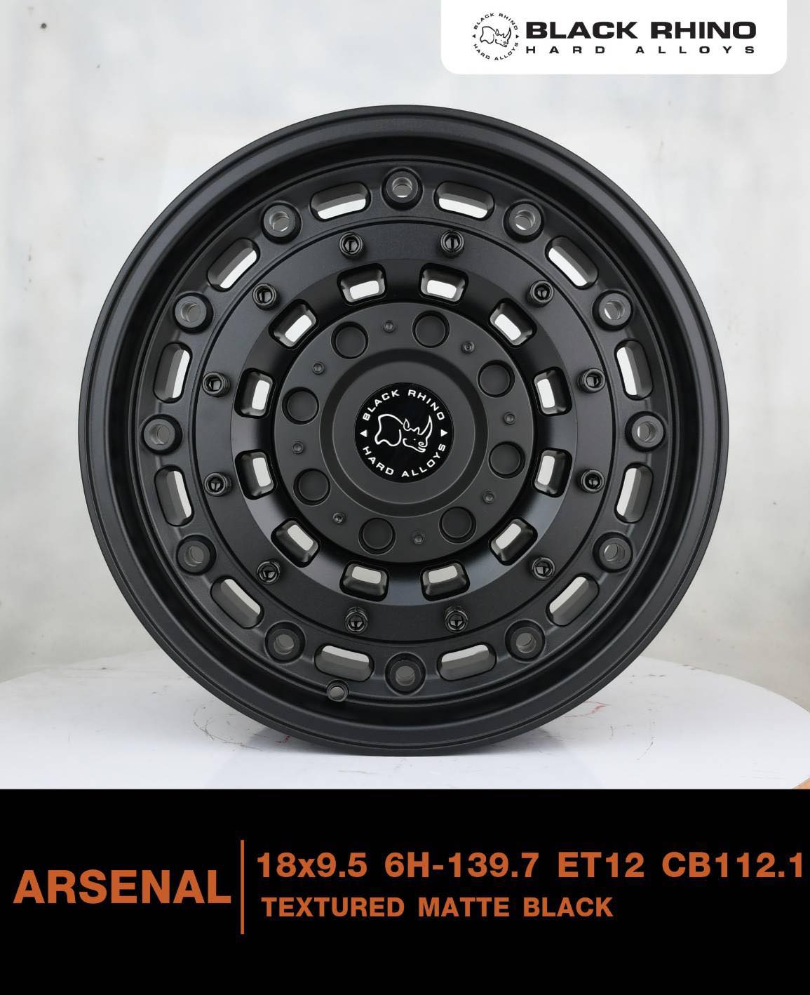 ล้อ BLACK RHINO ARSENAL ขอบ 18 ราคาพิเศษ