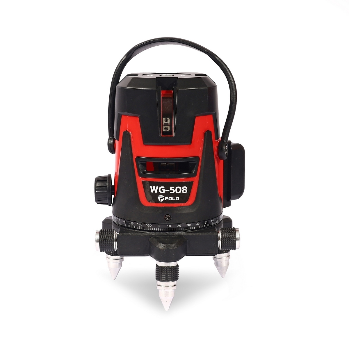 POLO WG-508 เครื่องวัดระดับเลเซอร์ แสงสีเขียว 5 เส้น พร้อมขาตั้ง 1.2m สำหรับภายในอาคาร หรือในที่ร่ม