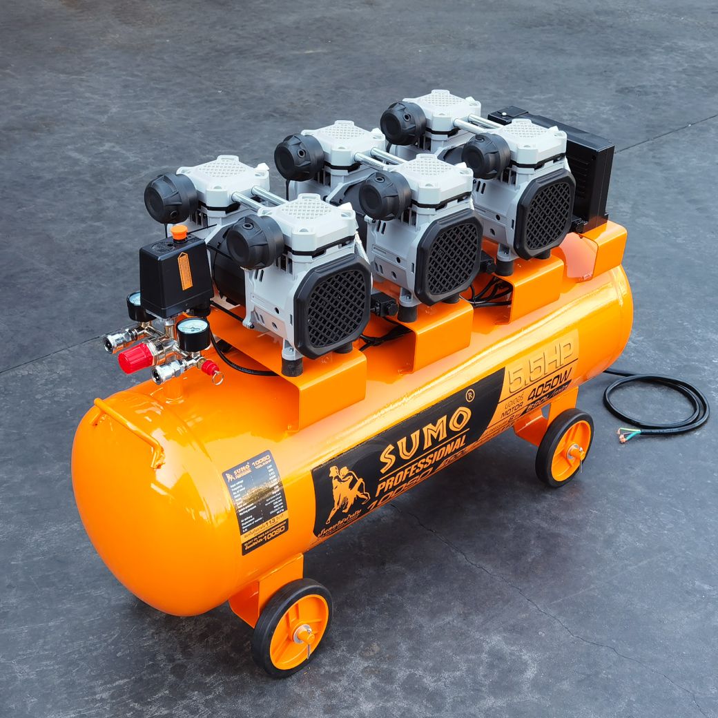 SUMO 100SO ปั๊มลมไร้น้ำมัน 100L 5.5HP/220V