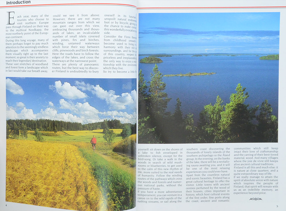 FINLAND THE LAND OF A THOUSAND LAKES