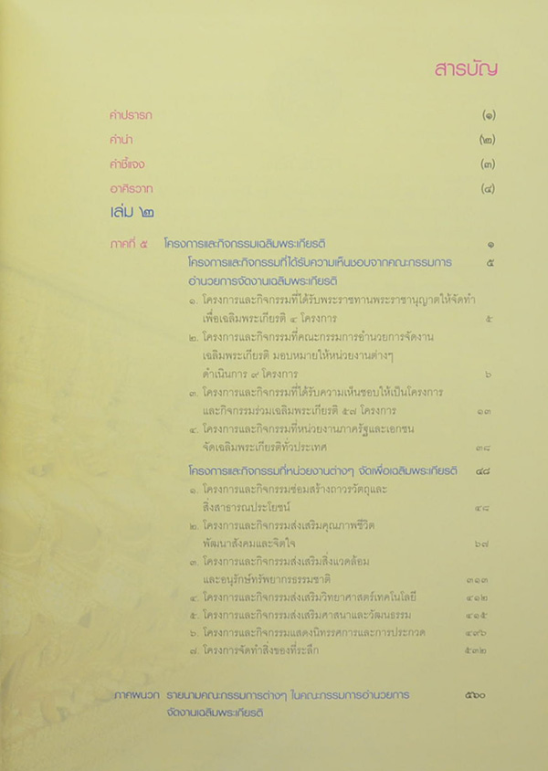 จดหมายเหตุเฉลิมพระเกียรติ (เล่ม 1-2)
