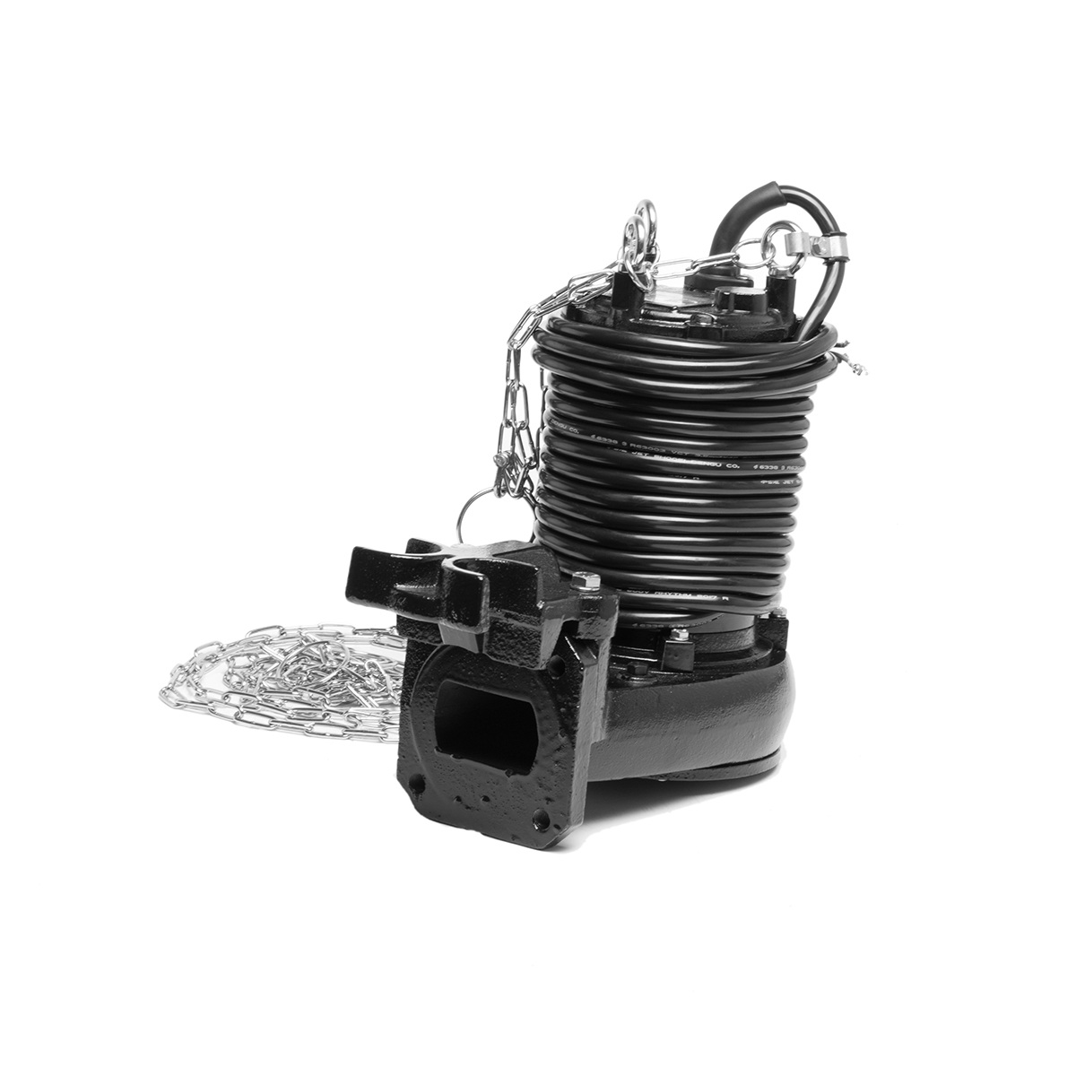 SHOWFOU STO-232 ปั๊มแช่ดูดน้ำบ่อบำบัด พร้อมราง 3" 2HP/380V