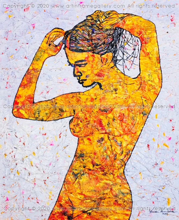 ผลงานศิลปะ "นวลนาง2"