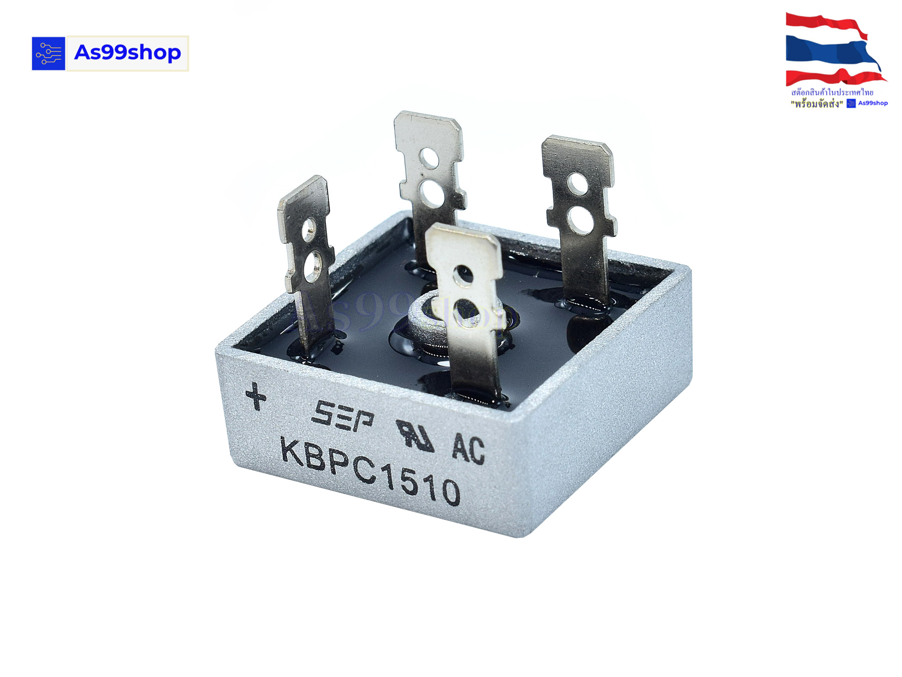 ไดโอดบริดจ์ 15A 1000V KBPC1510 Diode Bridge Rectifier
