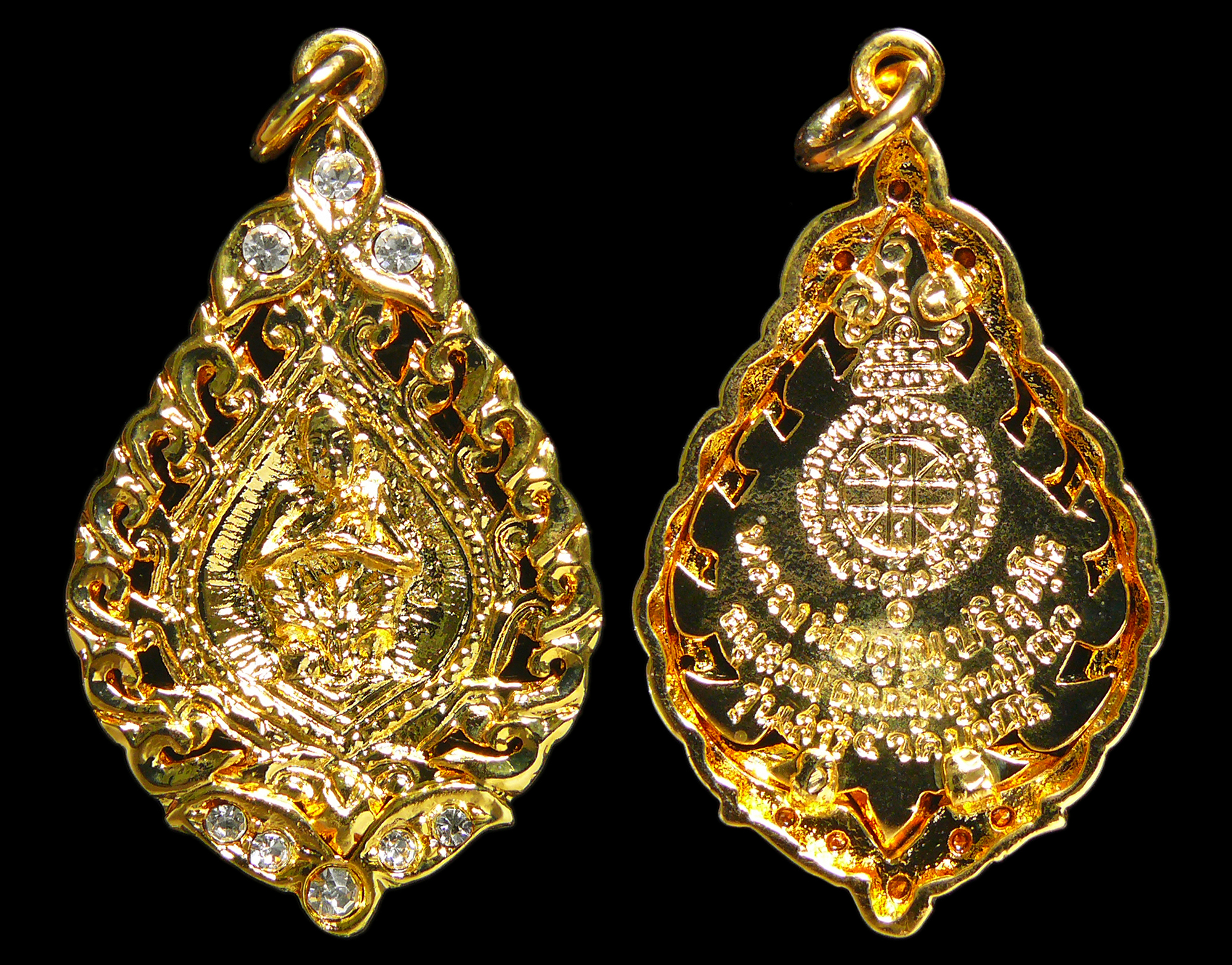 หลวงพ่อคูณ วัดบ้านไร่ รุ่นเสาร์5 อนุสรณ์คูณพันล้าน ปี2533 กะไหล่ทองฝังเม็ดพลอย