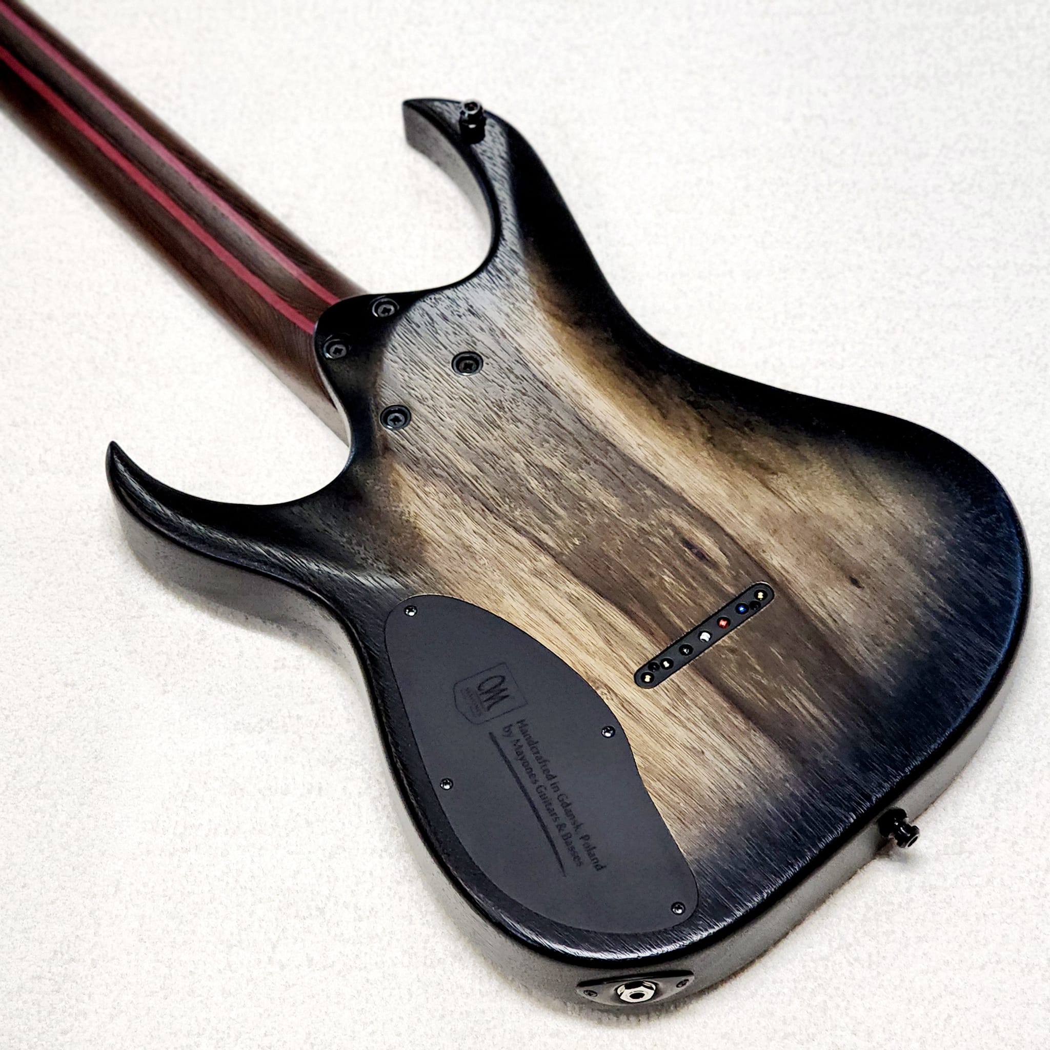 (USEDl MAYONES DUVELL ELITE 7 - TRANS NATURAL BLACK BURST MATT