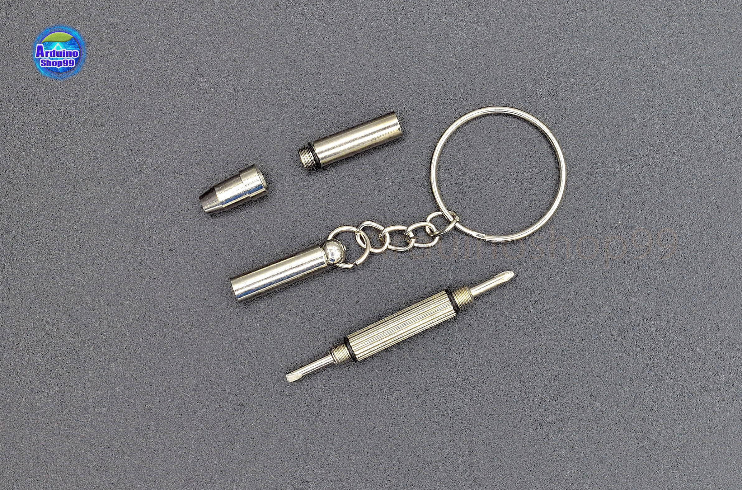 สกรูยึด สำหรับแว่นตาเครื่องมือซ่อมแซมสำหรับช่างทำนาฬิกา 900 ชิ้น พร้อมไขควง 2 ทาง