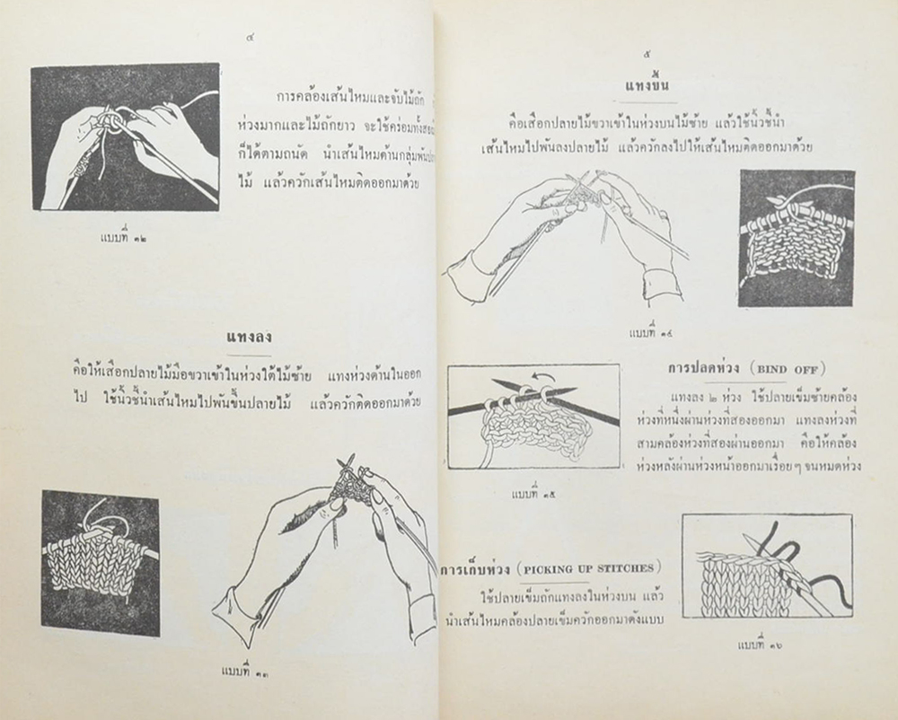 ตำราถักนิตติ้ง (เล่ม 1)