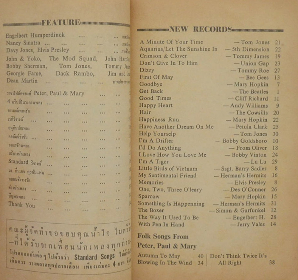 STANDARD SONGS No. 7