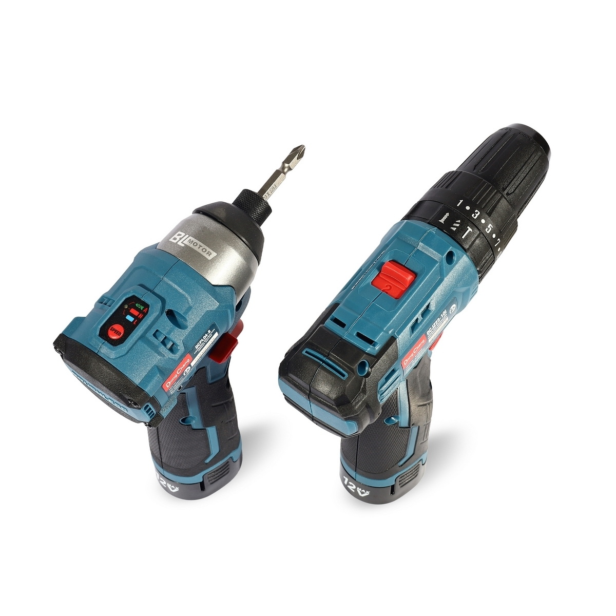 Dong Cheng DCKIT25-EK ชุด COMBO DCJZ23-10i สว่านกระแทก+DCPL04-8 DCPL04-8 ไขควงกระแทก 12V