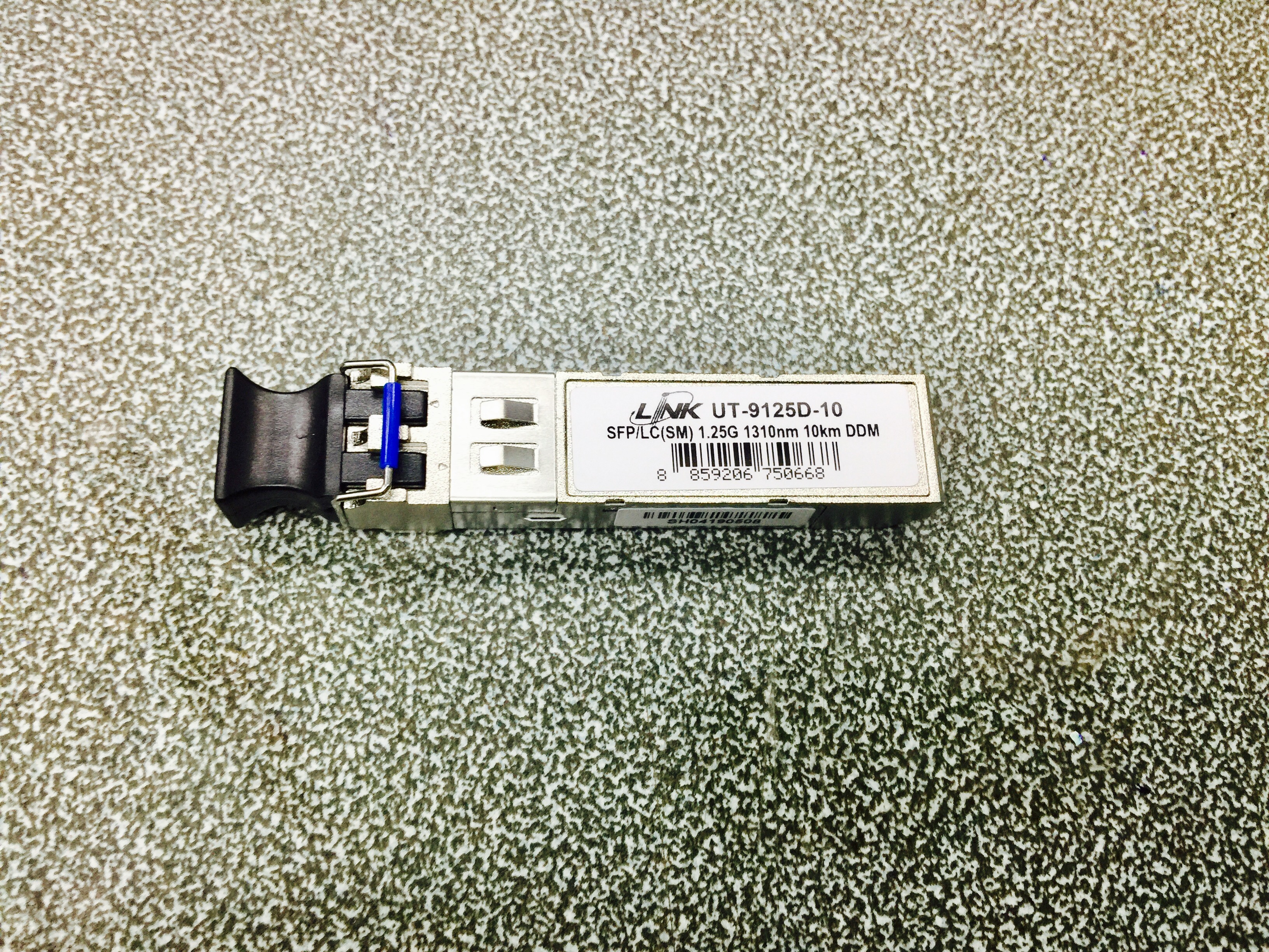 UT-9125D-10 SFP/LC (SM.) SFP 1.25 G, Singlemode, 1310 nm.(10 km.)(เปลี่ยนเป็น รุ่น UT-901G-LC10)