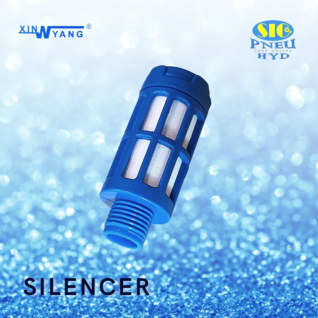 PSL : PLASTIC SILENCER ตัวเก็บเสียงพลาสติก เกลียว 1/8" - 3/4" PT