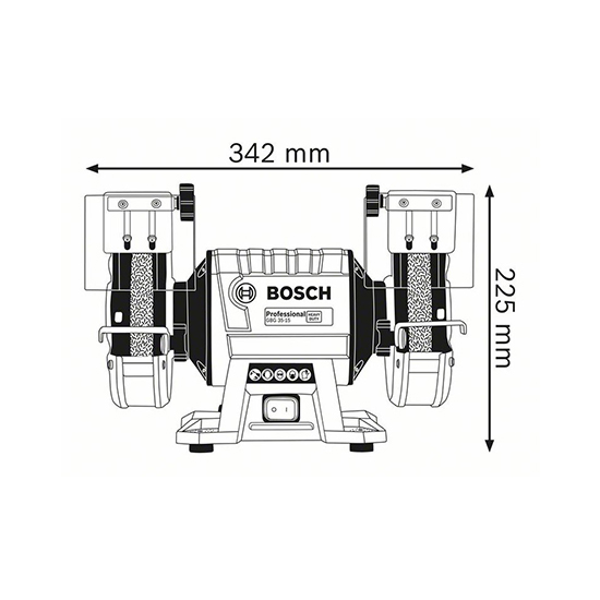 BOSCH GBG35-15 มอเตอร์หินเจียร์ 6นิ้ว 350W