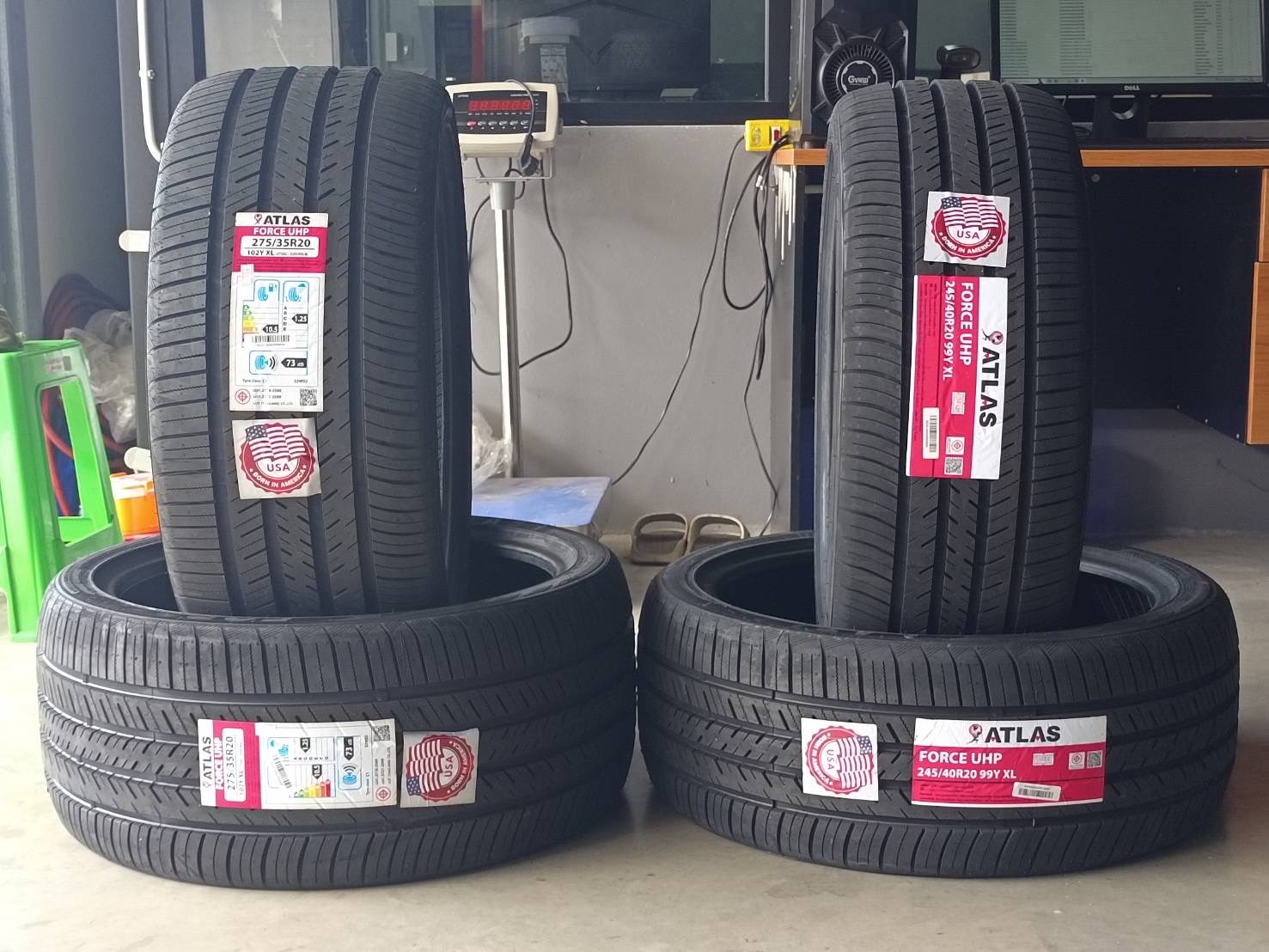ยางไทย ATLAS FORCE UHP 245/40-20