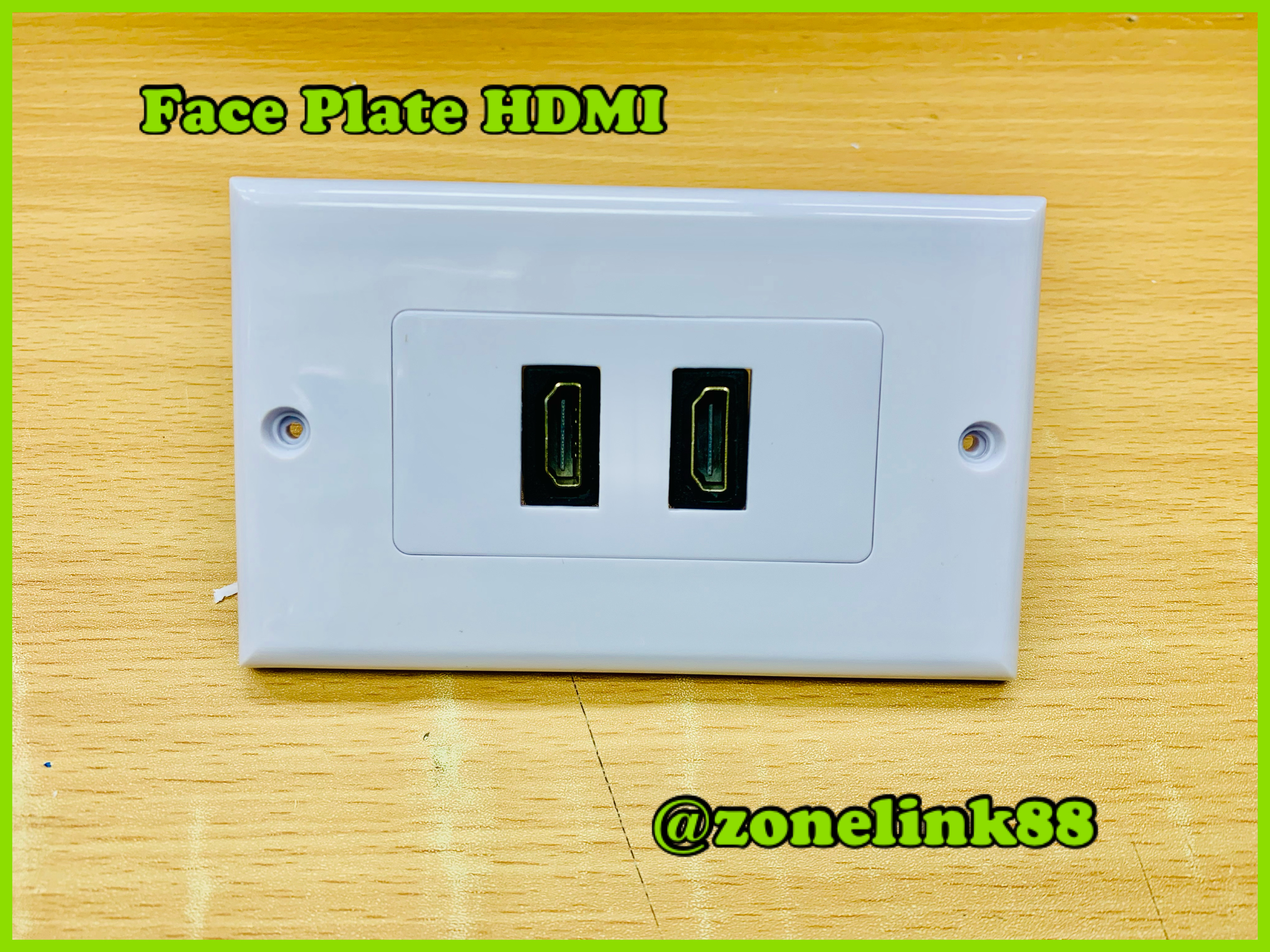 Face Plate HDMI 2 Outlet