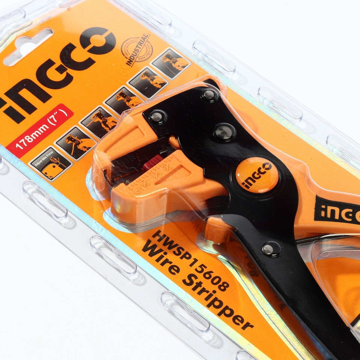 INGCO HWSP15608 คีมปอกสายไฟ 0.5-6mm