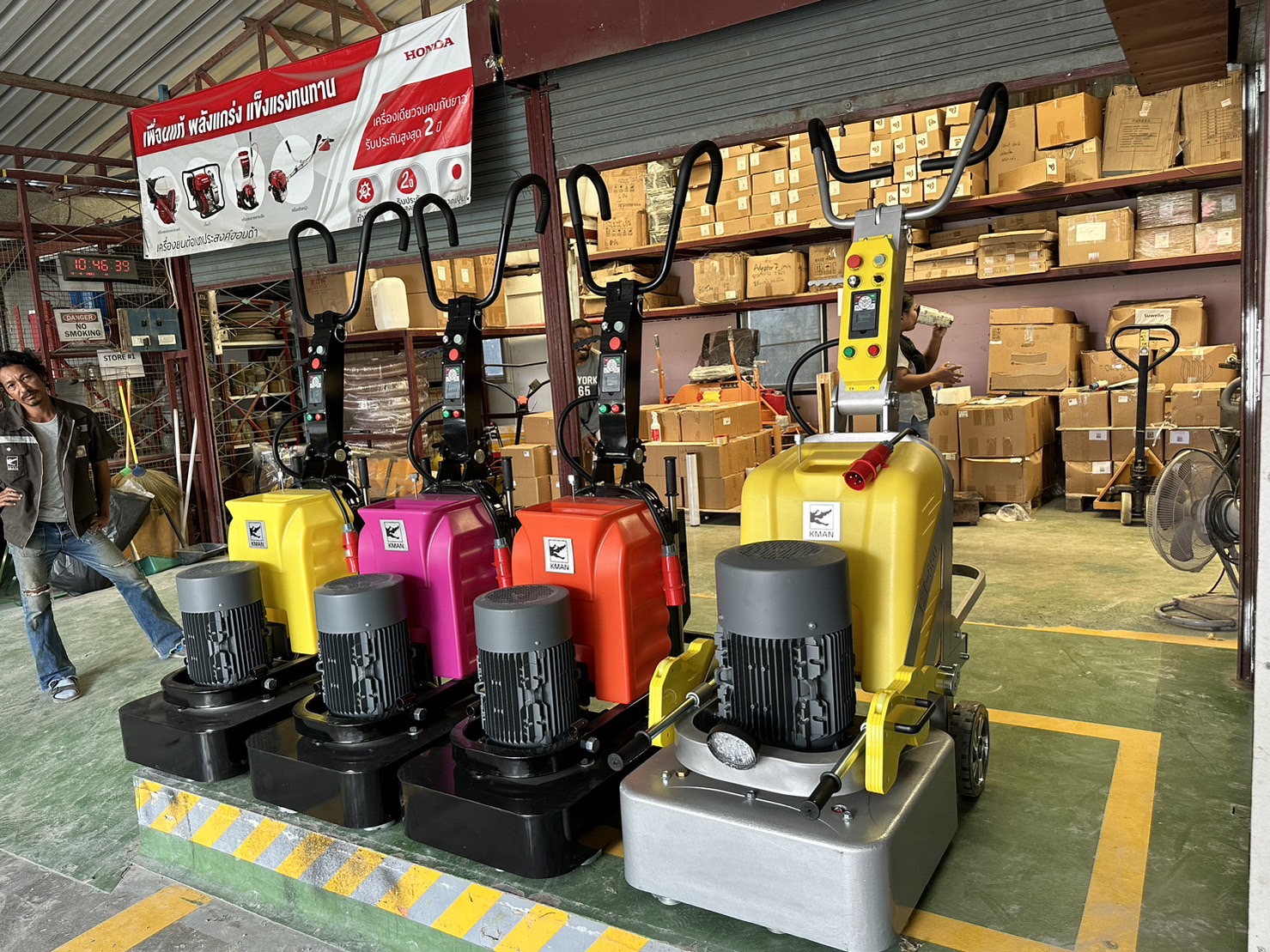 KMAN-Polish Machine GP1258-380V. (เครื่องขัดพื้นเอกนกประสงค์ 12ใบขัด)