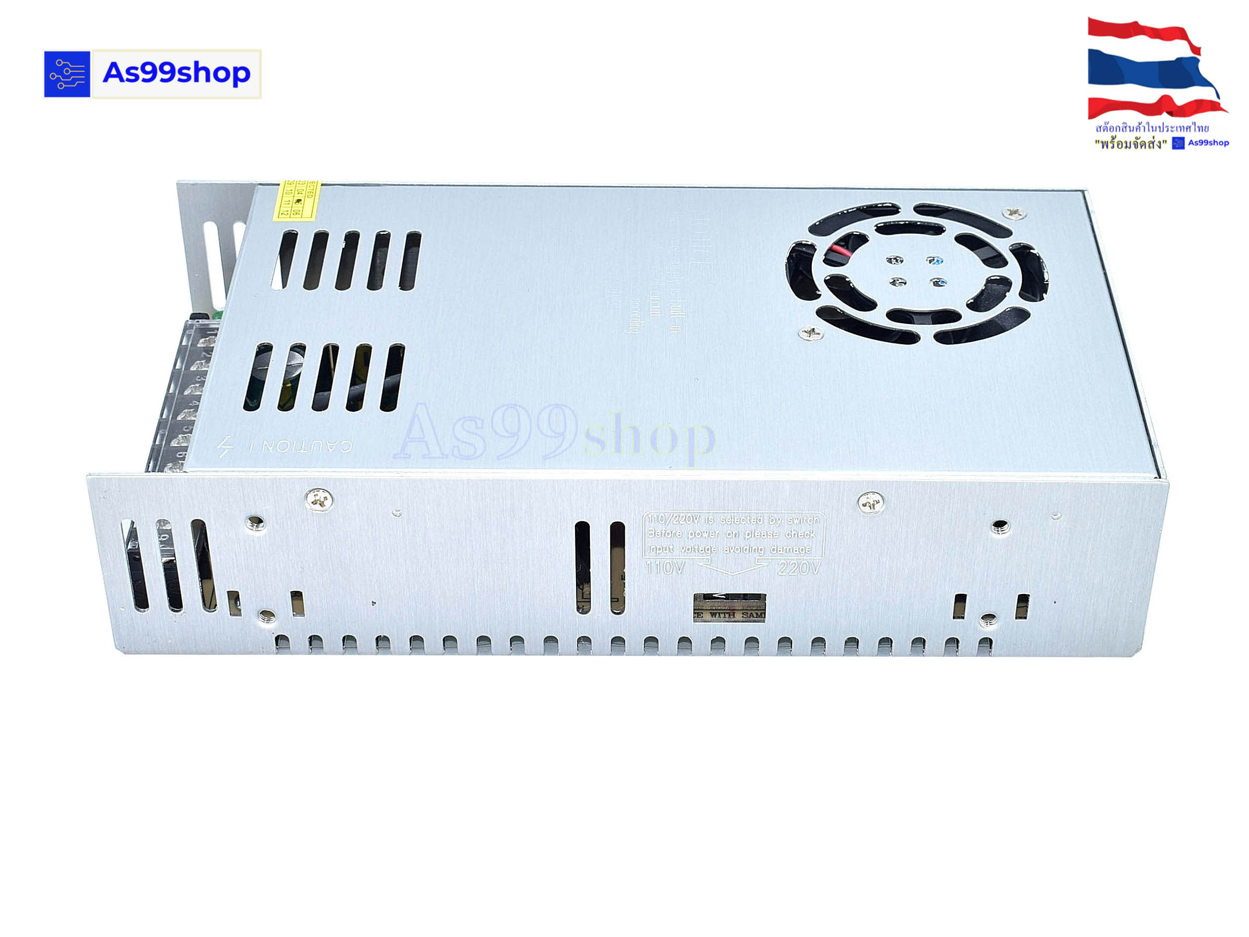26V 15A 390W(สีเงิน) สวิตชิ่งเพาเวอร์ซัพพลาย Switching Power Supply S-390-26
