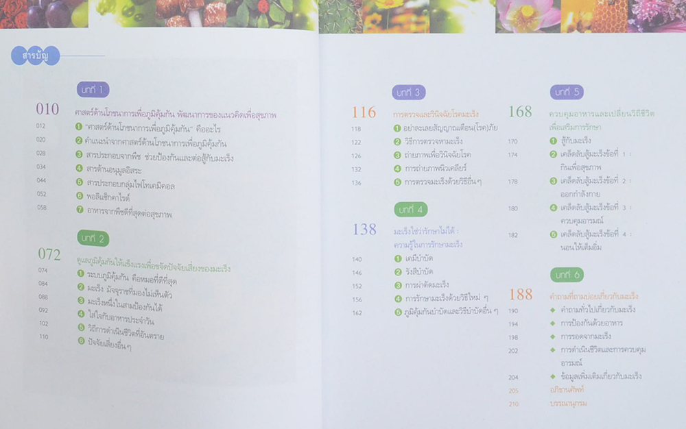 โภชนาการต้านมะเร็ง (ขายตามสภาพ)