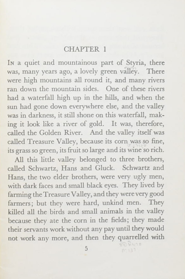 Thr King of the Golden River