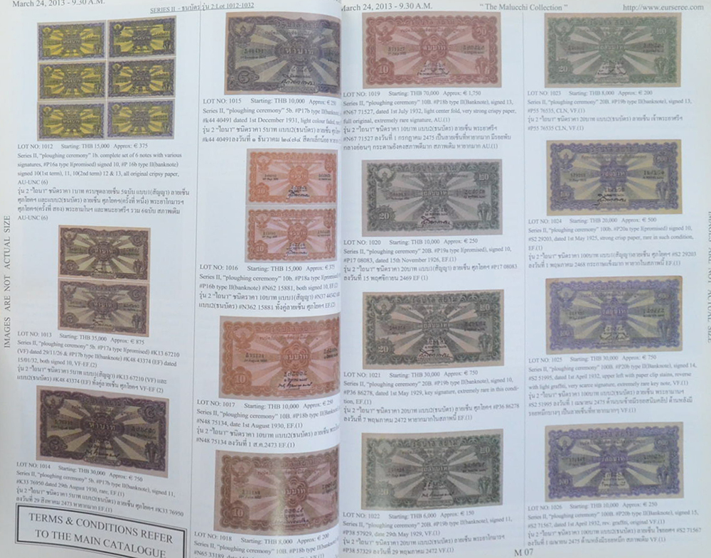 Eur-Seree Collecting Co., Ltd. Sale# 31 Rare Stamps-Coins-Banknotes-Collectbles