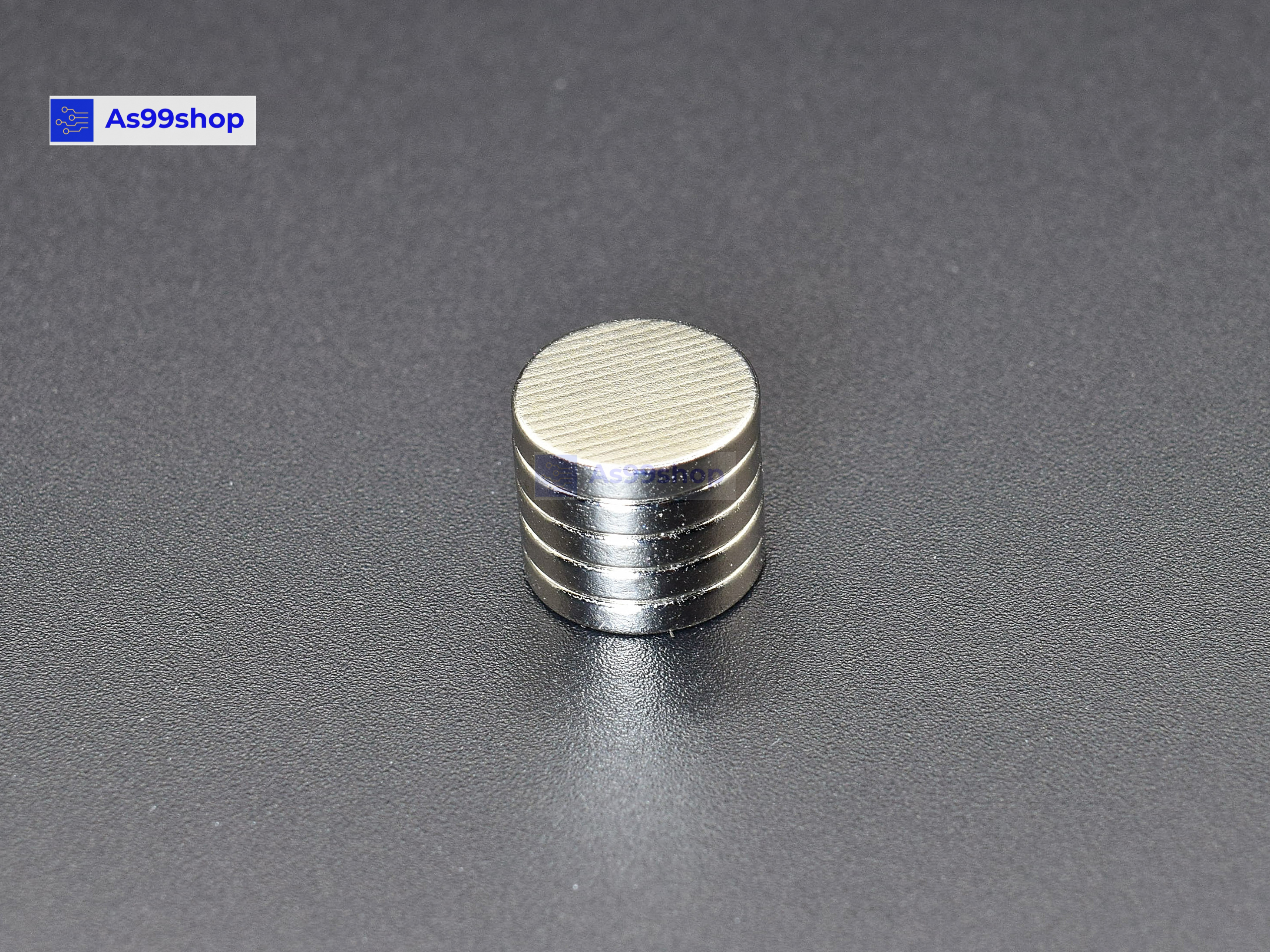 แม่เหล็กแรงสูง Neodymium magnet 10*2 mm( 5 ชิ้น )