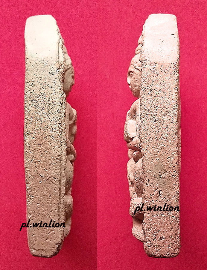 พระขุนแผนขี่โหงพราย หลังยันต์เฑาะว์ เนื้อดิน ยุคต้น หลวงพ่อกวย วัดโฆสิตาราม จ.ชัยนาท