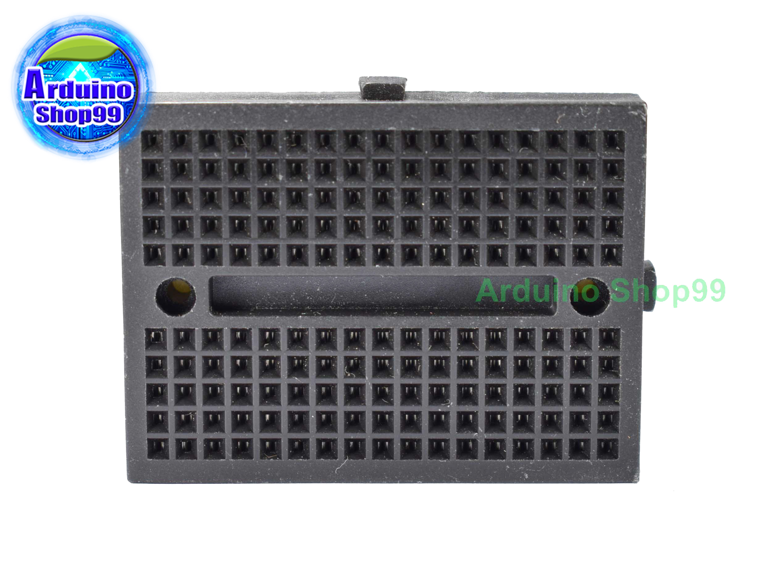 บอร์ดทดลองขนาดเล็กสีดำขนาด 170 ช่อง Protoboard Breadboard Black170 holes