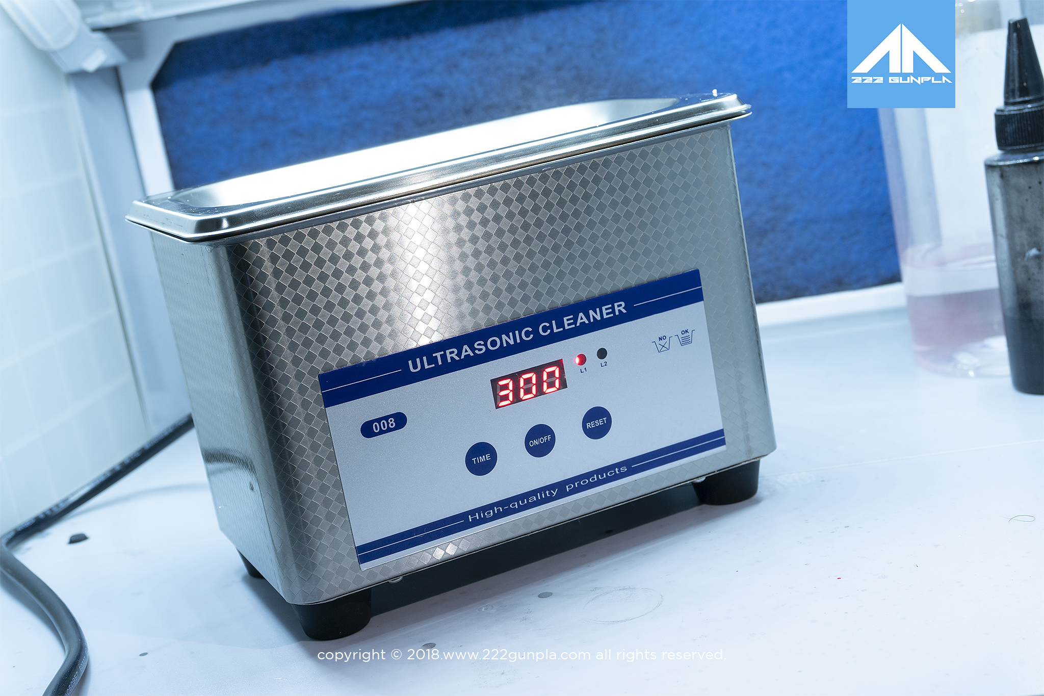 เครื่องล้างชิ้นงาน และ แอร์บรัช ระบบ Ultrasonic
