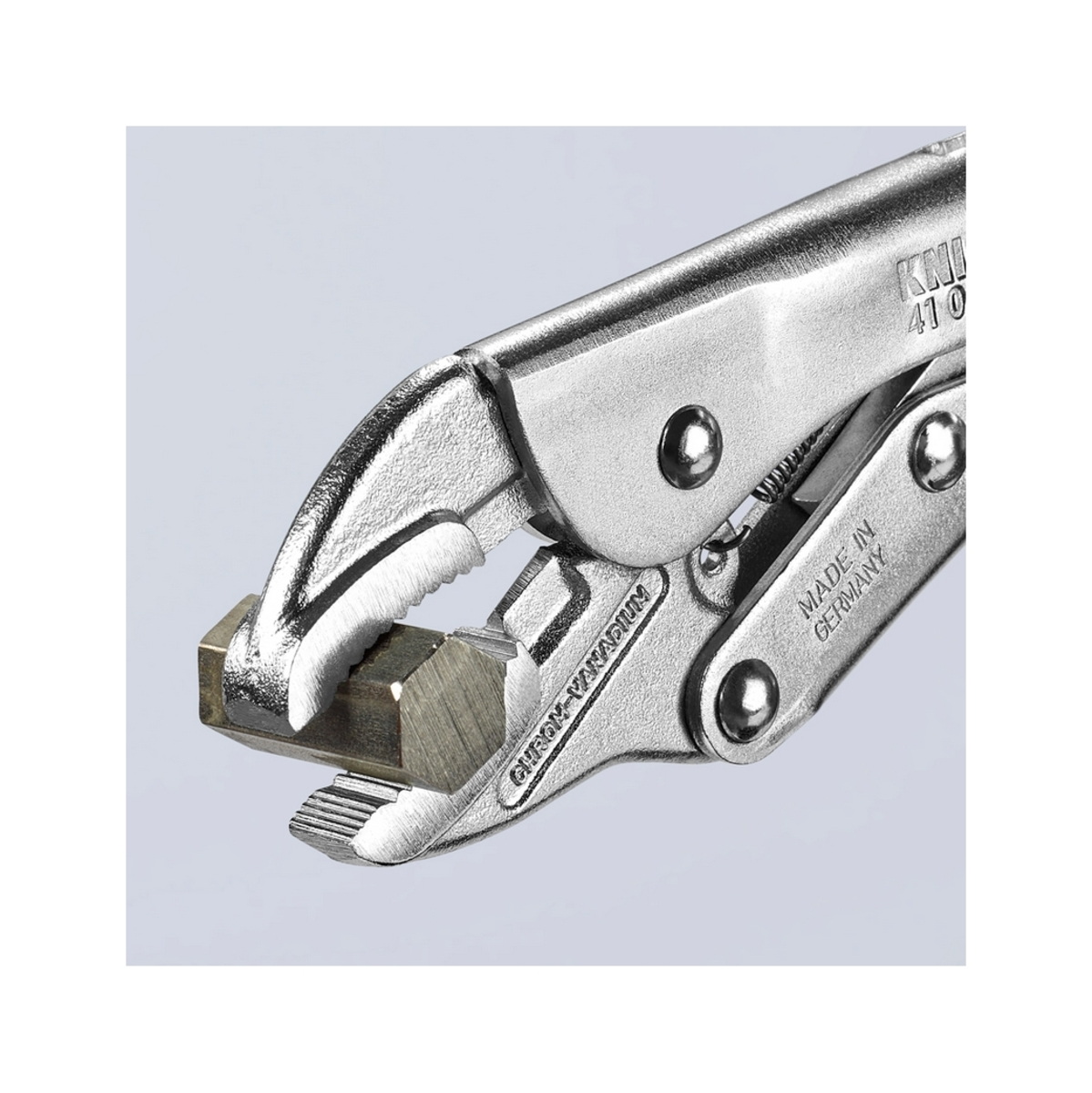 KNIPEX 41 04 180 คีมล็อคปากโค้ง 180mm 7"