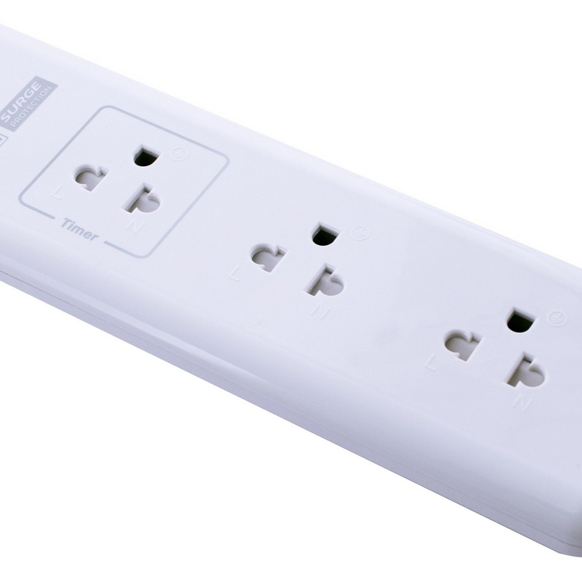 TOSHINO WT-33 ปลั๊กพ่วง 3ช่อง/ 1USB/ 3เมตร 10A/2300W (ตั้งเวลาได้)
