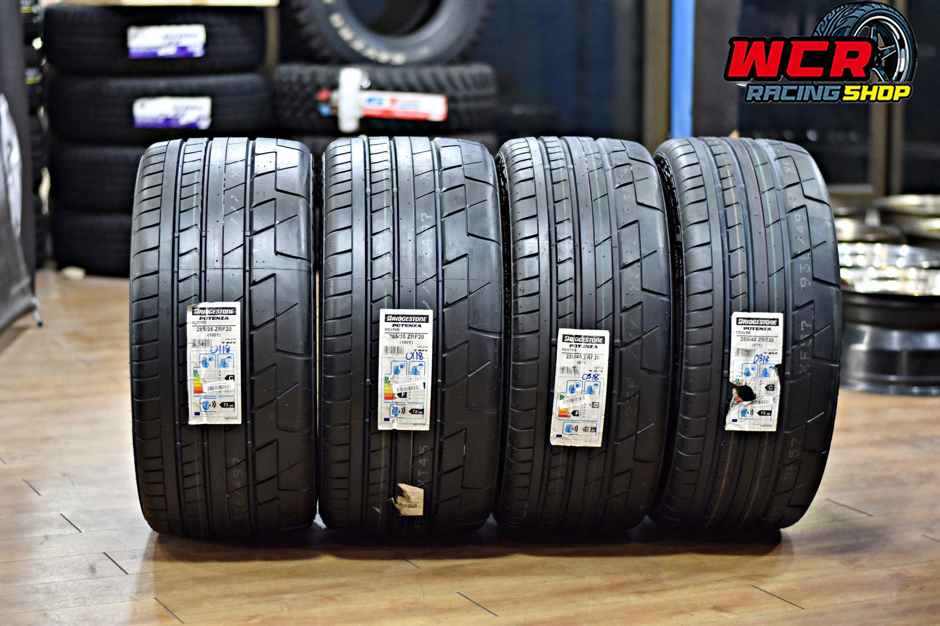 ยาง BRIDGESTONE POTENZA RE070R RFT 255/40ZR20 เเละ 285/35ZR20