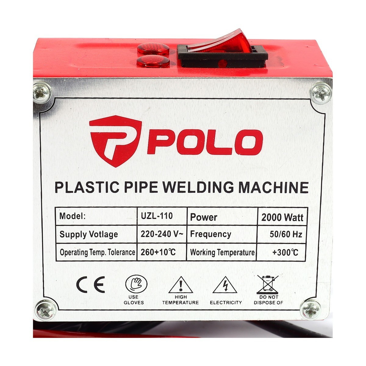 POLO UZI-110 เครื่องเชื่อมท่อ PP-R 79-110mm 1800W