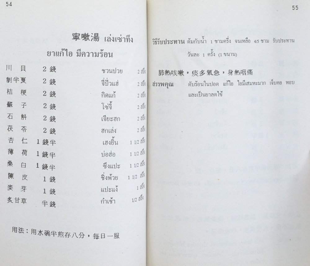 คู่มือ สมุนไพร ตำรายาจีน อาหารเครื่องดื่ม