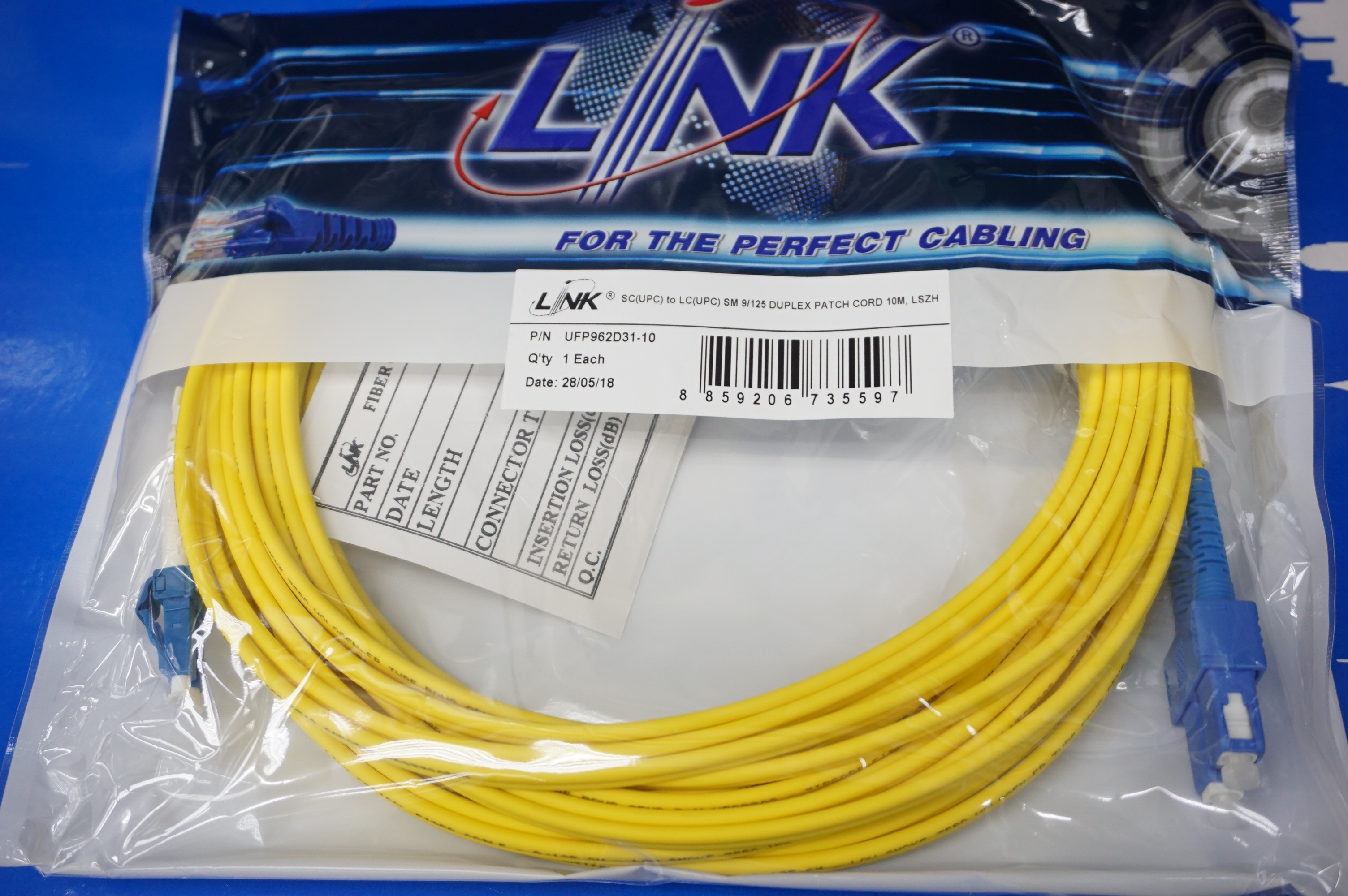 Fiber Optic 10.SM.UFP962D31-10 SC/LC