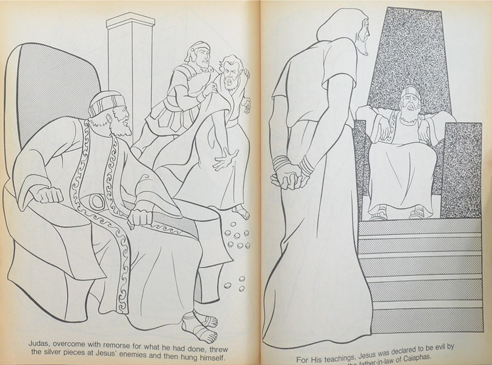 THE BIBLE COLORING BOOK