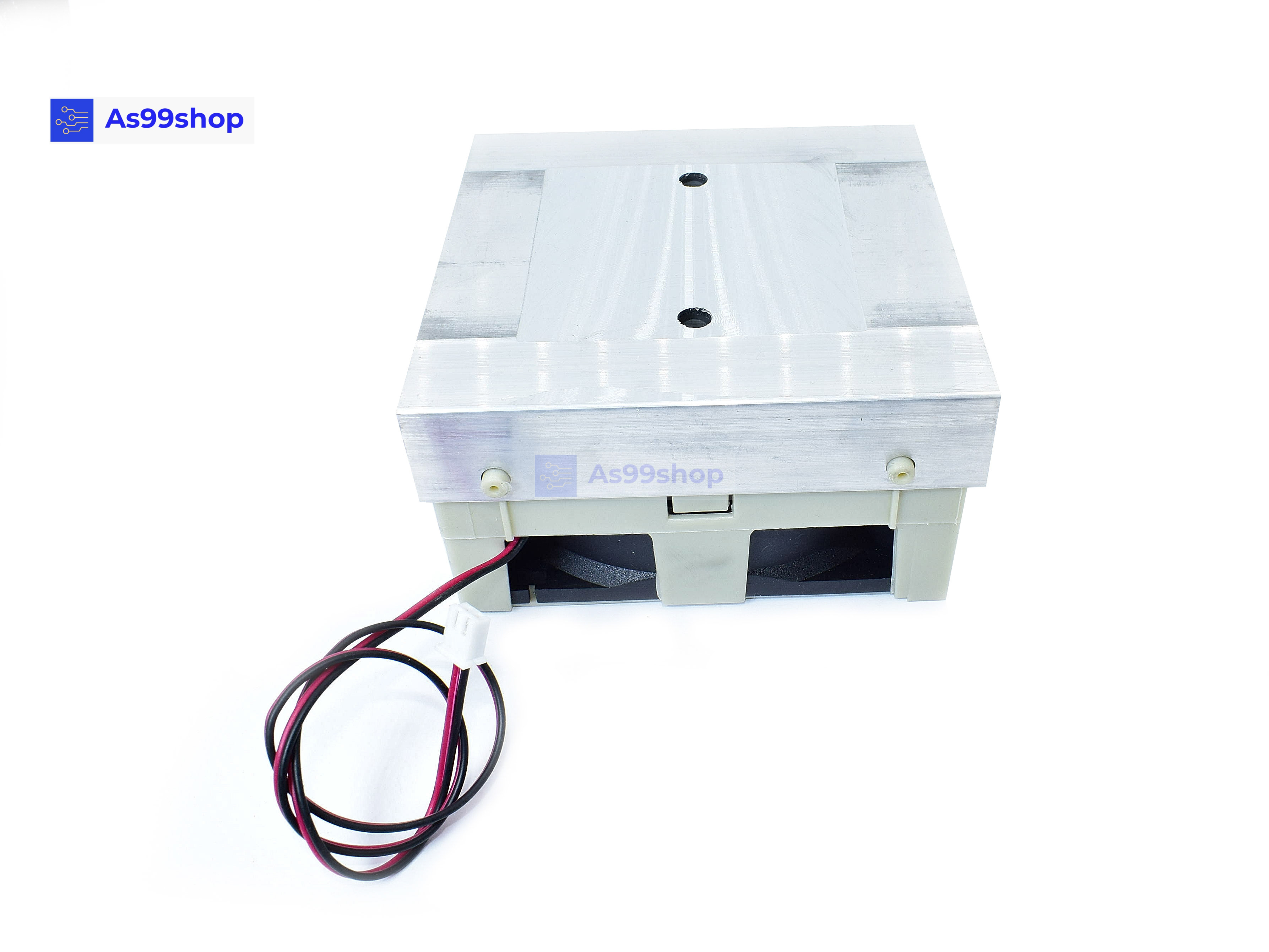 Heat Sink Aluminum Cooling block 1 ช่อง พร้อมพัดลม 3.5 นิ้ว