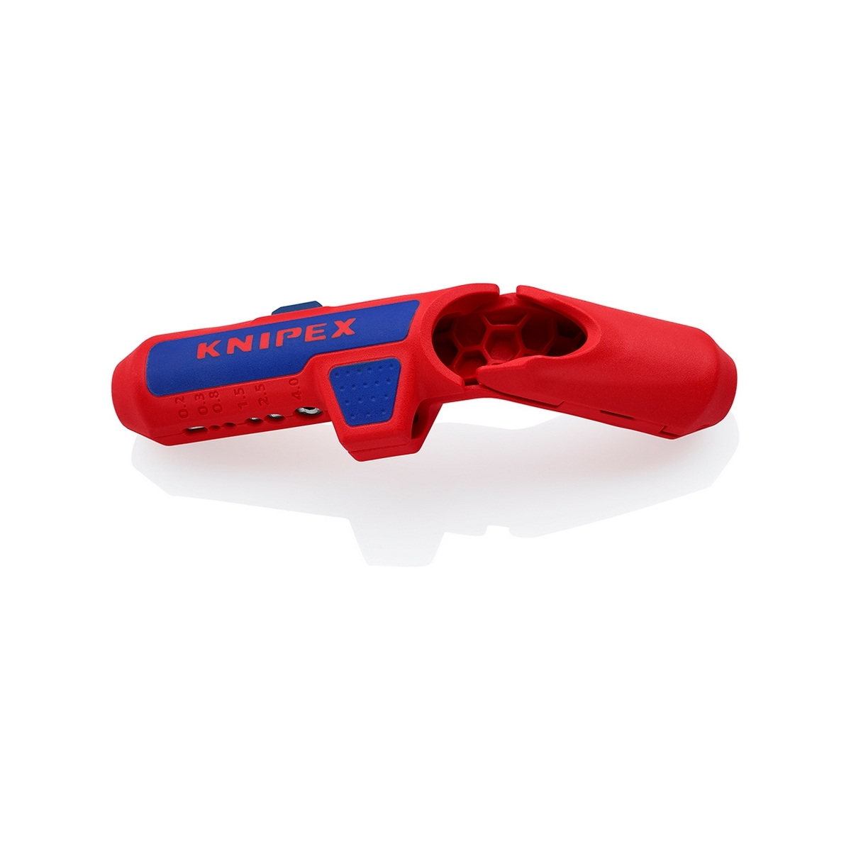 KNIPEX 16 95 01 SB เครื่องมือปอกสายแบบอเนกประสงค์ สำหรับผู้ถนัดขวา ErgoStrip