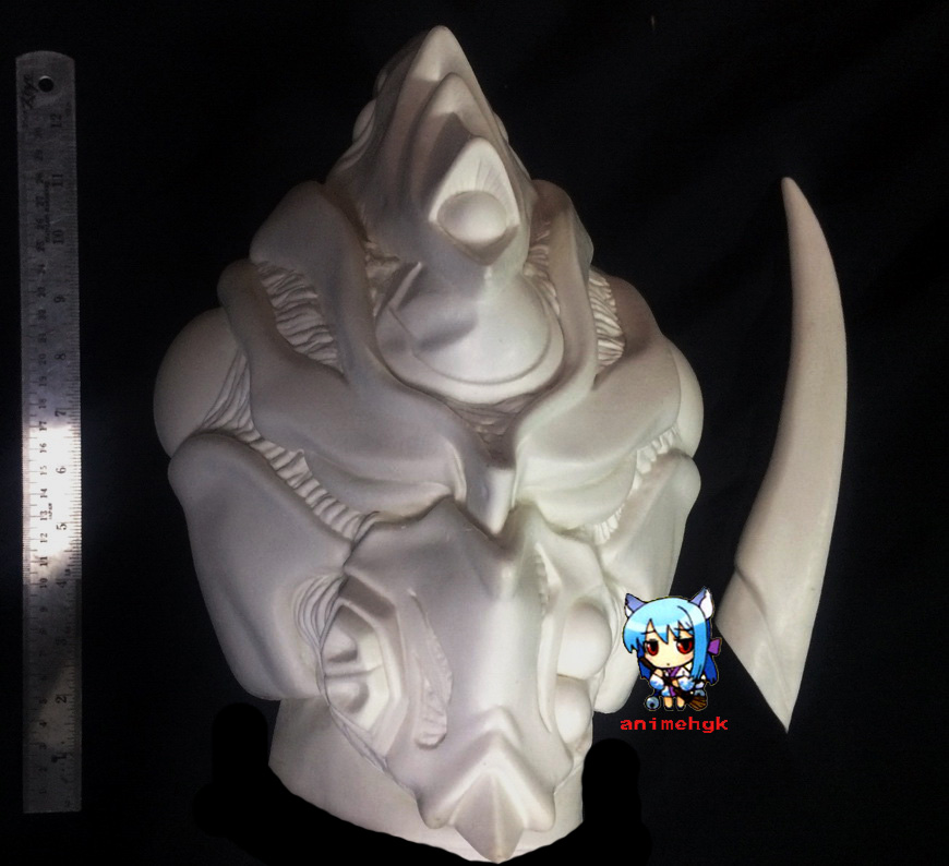 เกราะชีวะ หัว กายเวอร์ Guyver 2 head 1/1 Oswald A. Lisker 2/3