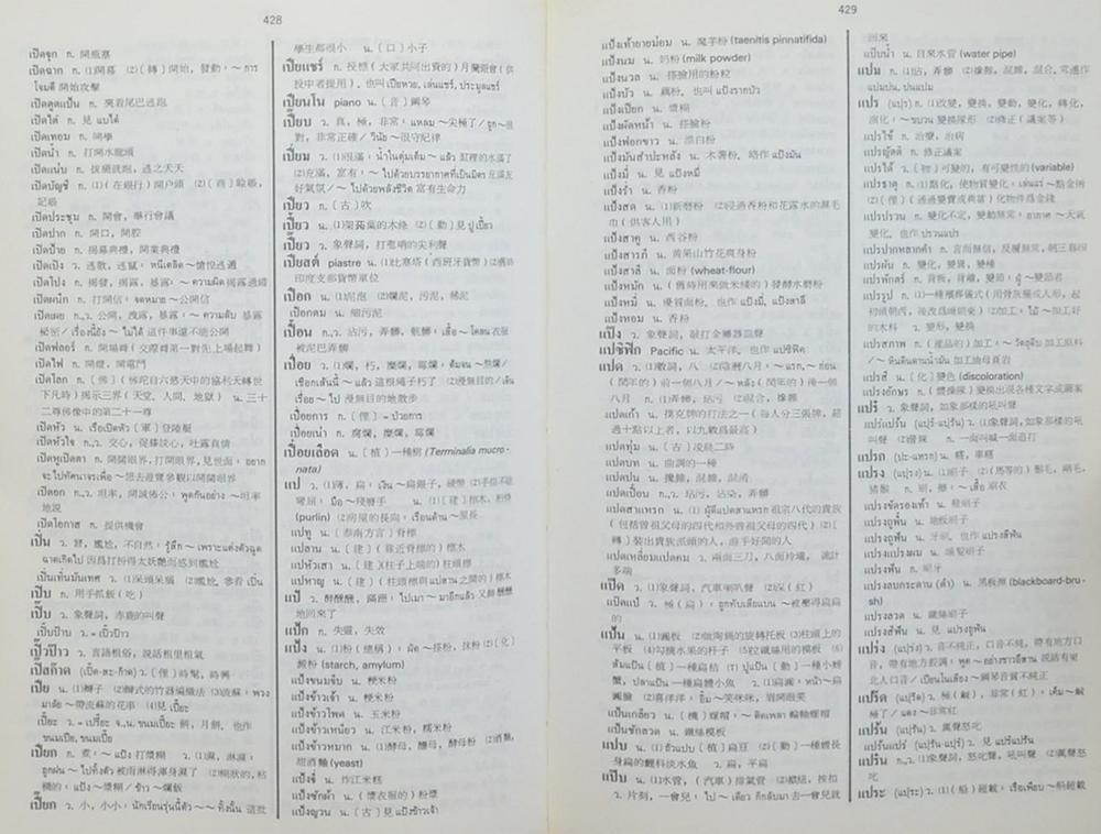 พจนานุกรมไทย-จีน