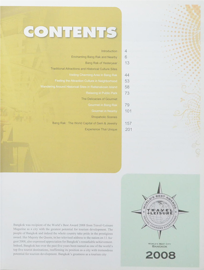 PLATINUM GUIDE TO BANGKOK HILIGHT ENCHANTING BANG RAK AND NEARBY