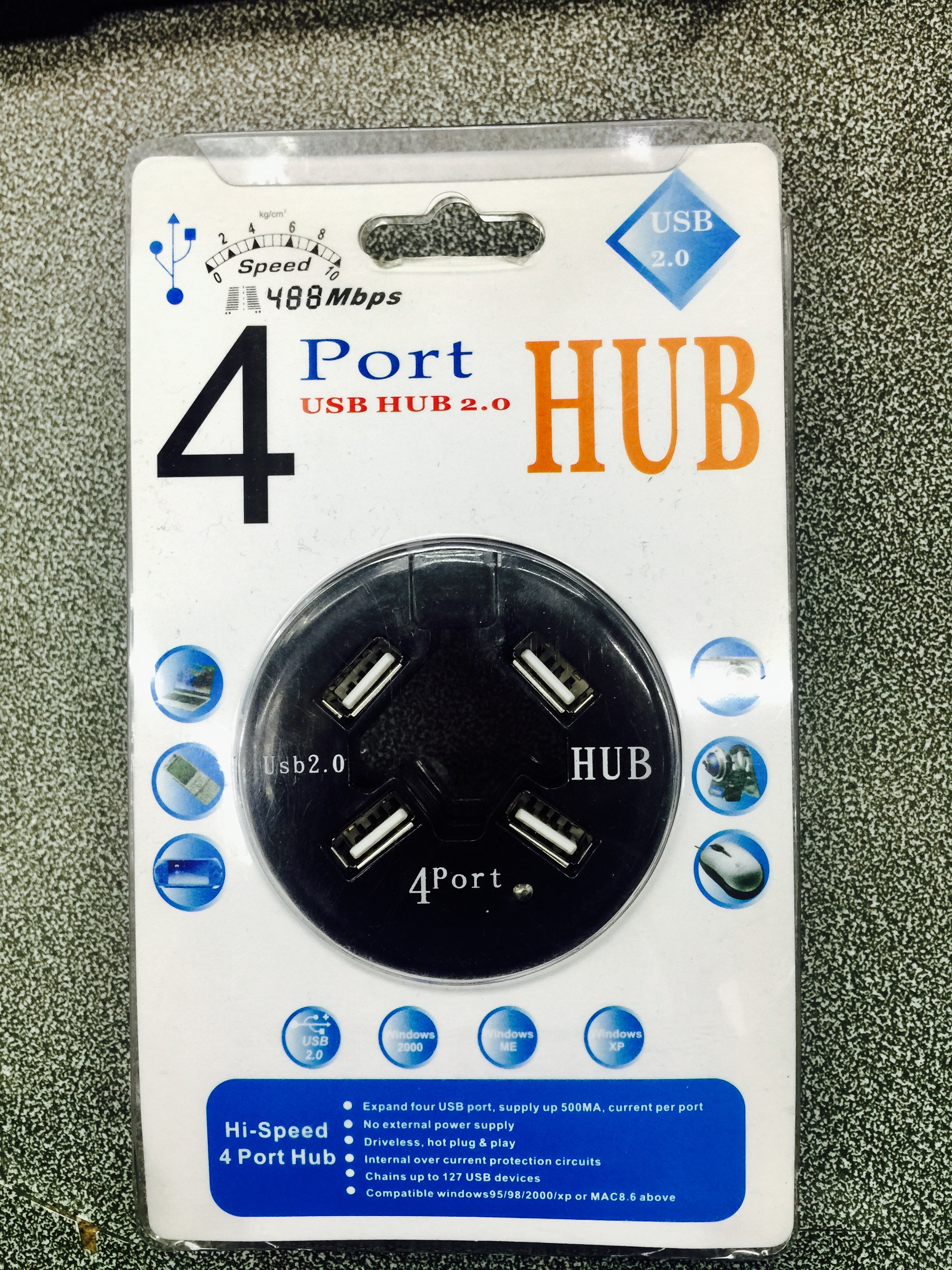 USB HUB 2.0 4port