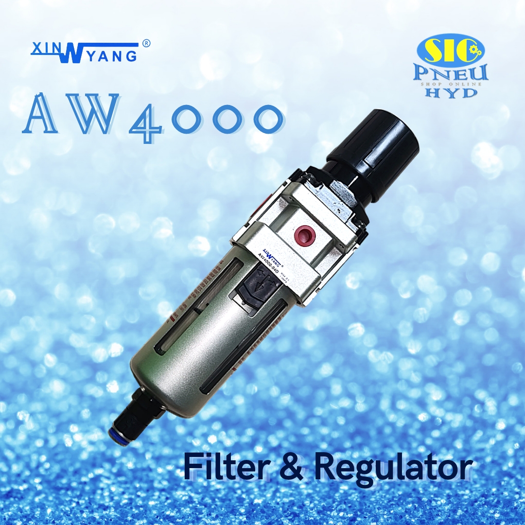 AW4000 : Filter Regulator กรองลมดักน้ำปรับแรงดัน XINYANG
